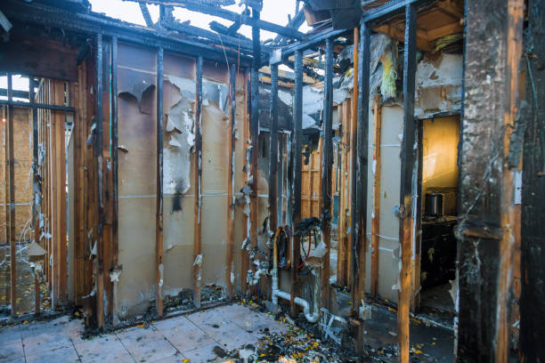 Professional Fire Damage Removal technician working in Rome, NY